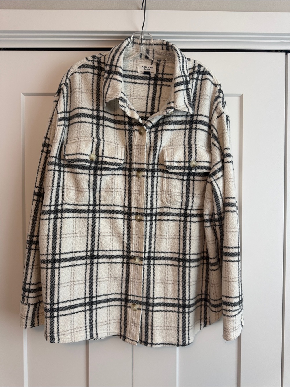 American Eagle Outfitters Oversized Plaid Shacket